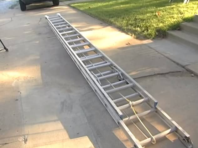 How To Replace Rope On Extension Ladder